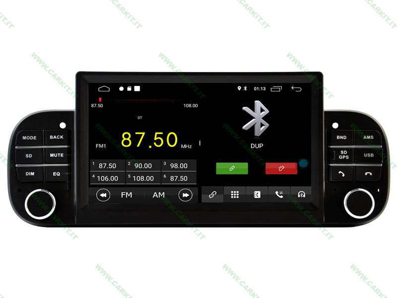 Autoradio Android 14 Per Fiat Panda 2013-2020 - Con Carplay, Android Auto, GPS E 4GB RAM - Foto 2